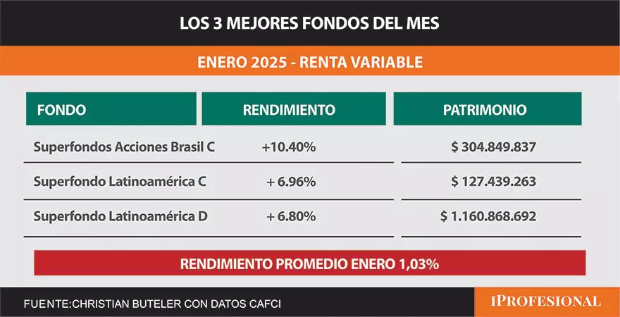 Los mejores FCI de enero.